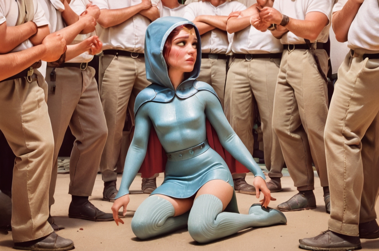 445l34z34dprincess Vanellope, <lora:AA_Ads_Only:0.95> kneeling, tight clothes,1girl,6+boys, <lora:agmerge7575:0.6> <lora:princess_pony_v1:0.6>thighhighs, score_9, score_8_up, score_7_up, score_6, score_5, score_4,