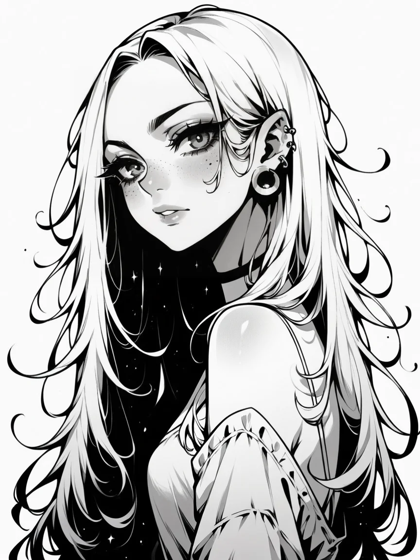 score_9, score_8_up, score_7_up, score_6_up, 1girl, long hair, b0ld4n1m3 <lora:b0ld4n1m3XLP:1> monochrome