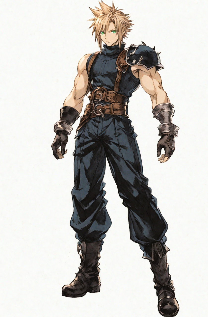 Cloud strife, green eyes, slit pupils,
(white background:1.5), looking at viewer, eyestyle: UBW, slit pupils, <lora:Brave_Exvius_ArtStyle:1>, <lora:pensketch_without_pen_lora:1> penSketch_style, (ink sketch, hatching), <lora:granblue_fantasy_style_pony:1> granblue, granblue_fantasy_style_xl