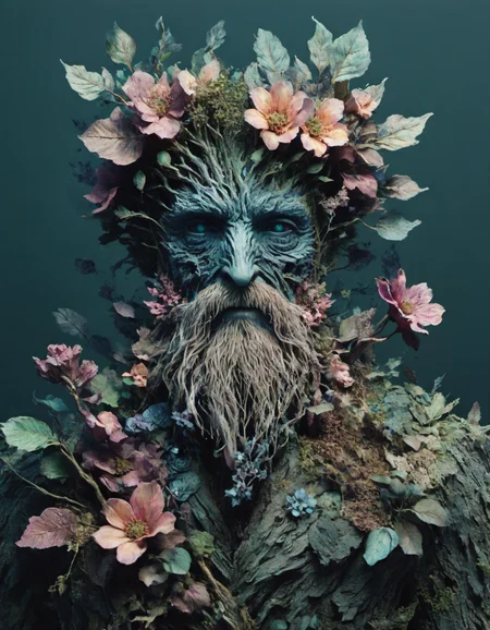 novuschroma style treebeard floral decay <lora:104_novuschroma_1:1>