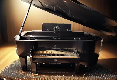 (masterpiece, 2.5D:1.2), (score_9, score_8_up, score_7_up,source_anime), ultra-detailed,24K, best quality, CG, illustration, (Uncorrected),
fastenerswm, playing_piano_front_view,
girl is playing piano,
punk, Instruments made of Fasteners,
piano made of Fasteners,, Mike made of Fasteners,, Amp made of Fasteners, Speakers made of Fasteners,
disco club,