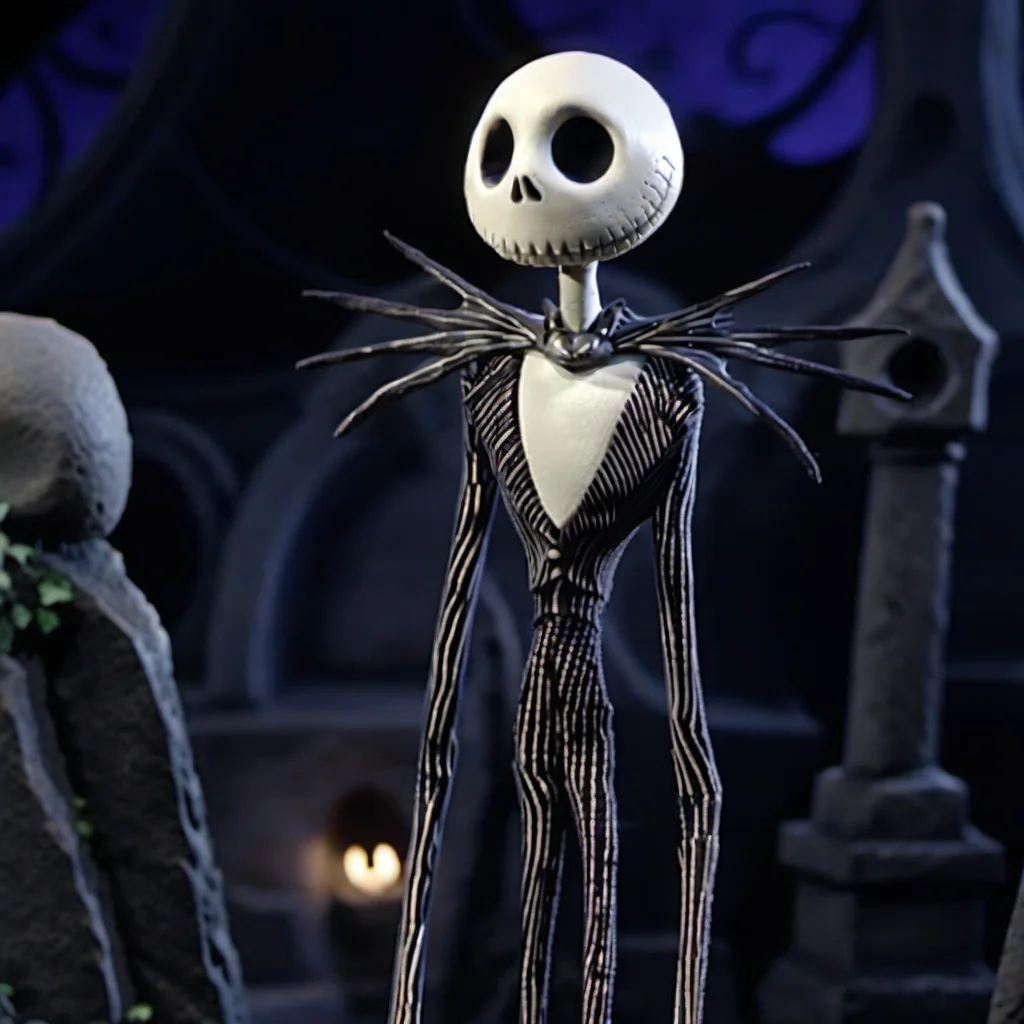 JackSkellington1024, full body, in a cimetery, night, night, detailed eyes, highly detailed, photography, ultra sharp, film, bokeh, professional, 4k <lora:JackSkellington1024-000495:0.7> <lora:add-detail-xl:1>