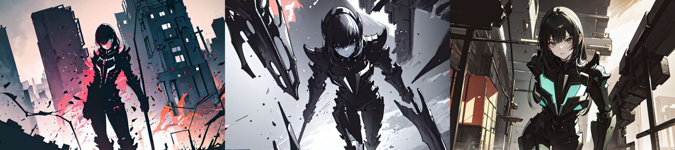 highly insanely detailed, masterpiece, top quality, best quality, highres, 4k, 8k, RAW photo, (very aesthetic, beautiful and aesthetic), 
__lazy-wildcards/cosplay-char/blame/digimortal-digimortal/prompts__, 
<lora:Digimortal_v1:1>, 
(1girl:1.3), 
solo focus, 
__lazy-wildcards/dataset/background__,âââ