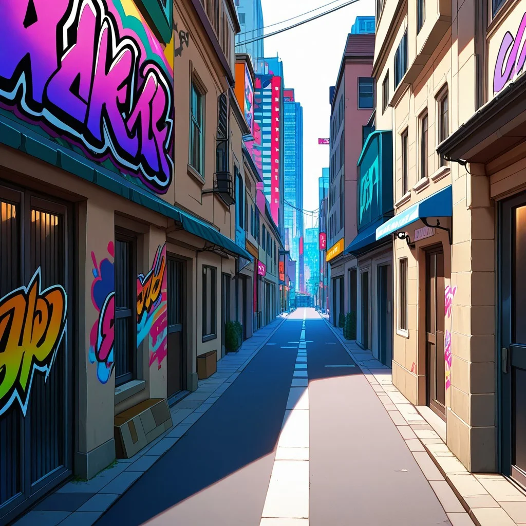 City street, graffiti, City Street Background, Hip Hop themed background,