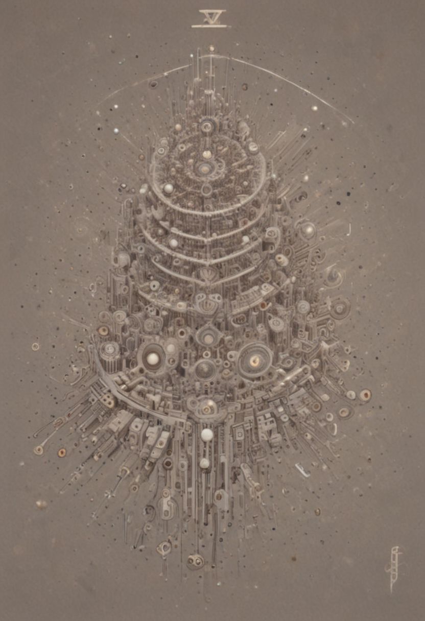 a drawing of Lunar Anubis, cat performing alchemy of etheral symbol quintessence, (one hand raised showing the eye of chemigram:1.1 eye of hamesh (with rays coming out of it), OverallDetail forging cluster astral keys.<lora:UFO_Alchemy_sdxl:1.0>, tetrahedal trees ((revelation of method,PStyl3 )<lora:Maximalist_Drawing_BW:0.2>), (map QuinnMora, HaroldFiskMeander background:1.4), framesmade of checkerboard layer, , no human, ((sigil of pyramid, sigil of great power, frames cube FancyTurning:1.5), (three planes) X Y Z in occult space