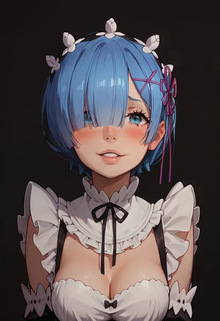 score_9, score_8_up, score_8. score_9, score_8_up, score_7_up, score_6_up, masterpiece, 4k, high quality, (best quality:1.1), ExpressiveH, close up
1girl, Rem, large breasts, blushing, looking at viewer, smiling, g0dd3ss, white dress
green background