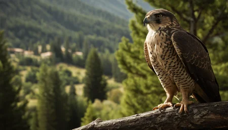 cinematic film still photo of a peregrine falcon perched on a tree in the mountains
In cinematic film style, rule of thirds style, sharp focus, detailed image, high quality cinematic photography, dramatic light style, cinematic background, cinematic contrast, cinematic saturation, cinematic film color style, visual artistic composition style, cinematic film style, photorealistic, shallow depth of field, vignette, highly detailed, high budget, bokeh, cinemascope, moody, epic, gorgeous, film grain, grainy