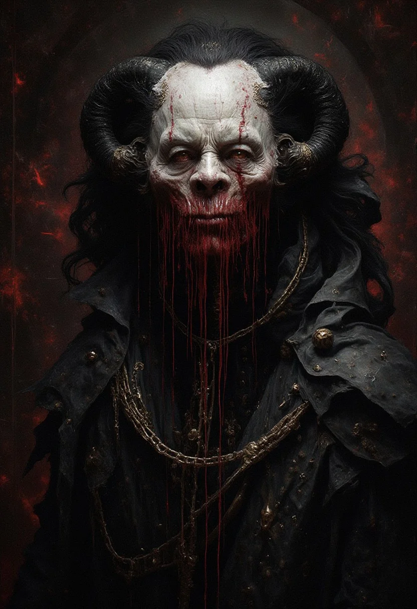 DnD_Grainyboyz,grainy, noise, Dark cyberpunk artwork of THE PROGENITOR OF LUST, Extremely hyper realistic detailed