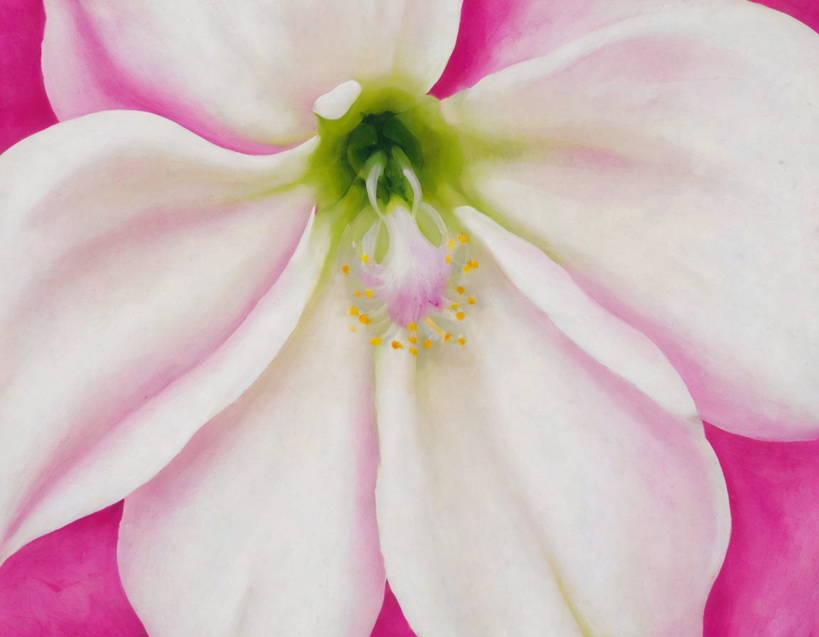 <lora:okfe:0.8>okfe, abstract, closeup, smooth, feminine, inside of flower, pistil, stamen