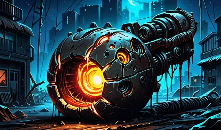 realistic, masterpiece, night, post-apocalyptic overlook, transdimensional rift, divide by zero, no humans,