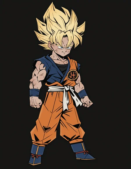 PonyXLV6_Scores, 1boy, full body, <lora:Goku_Pony_XL:0.5>, Goku, <lora:Limbus_Fight_Artstyle:1>, Limbus_Chibi_Artstyle, chibi, black background,