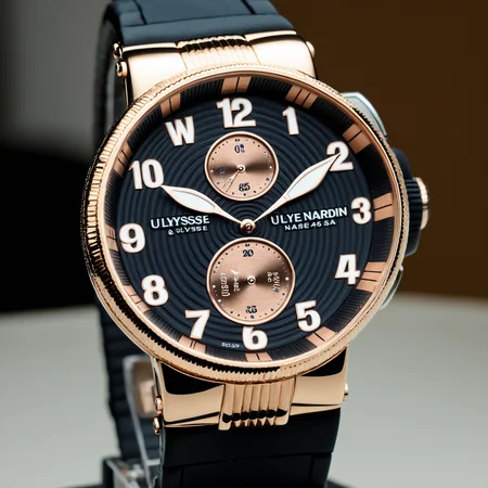 <lora:W4tch35_05XL-final:1>,an advertising photograph of a beautiful (W4tch35:1.2) as a (ulysse nardin:1.3) watch,on a watch stand,with detailed movement,medium shot,tilt shift,bokhe,8k wallpaper,masterpiece,photorealistic,HDR UHD,high contrast,hyper realistic,volumetric lighting,