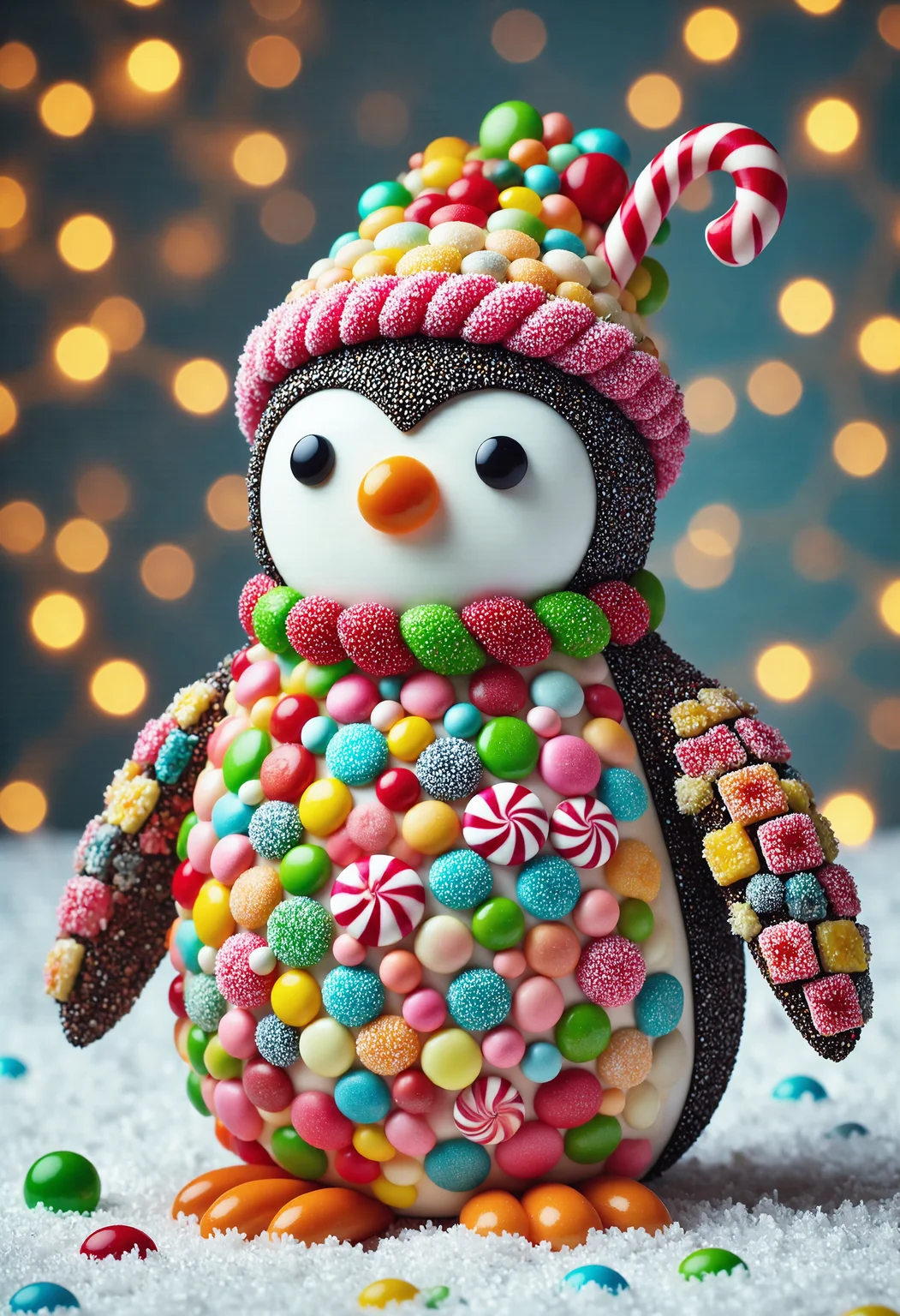 CHRC4ND7, a penguin with hat