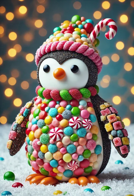 CHRC4ND7, a penguin with hat