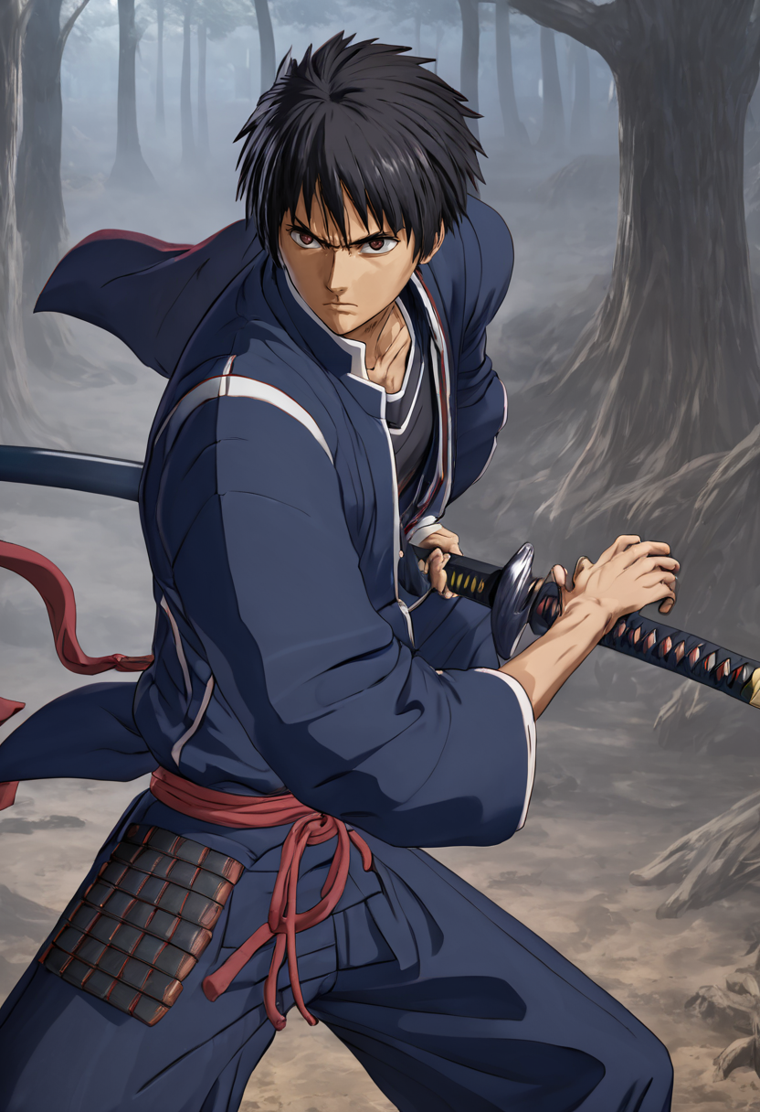 1boy,
battoujutsu sword stance,ready to draw,
sheath, sheathed,katana,
serious, focused,agressive,
3d anime style, 
3d fantasy background,
 <lora:battoujutsu-sword-stance:1>