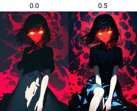 1girl,artist:WANKE,artist:free_style [artist:ningen_mame],ciloranko,solo,shinosawa_hiro,,sensitive,dark theme,colorful,glowing eyes,black,silhouette,high contrast, colorful, stylish, styled, unique, extremely aesthetic, delicate style
<lora:cfg_scale_boost:0.0>