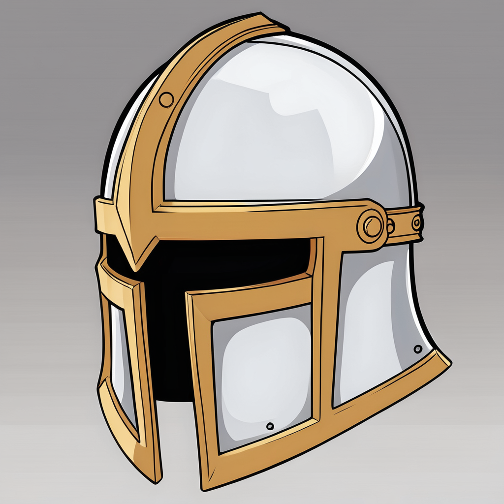 a helmet,
white background, simple background, detailed anime style,game icon, 
<lora:anime_game_icon:1>