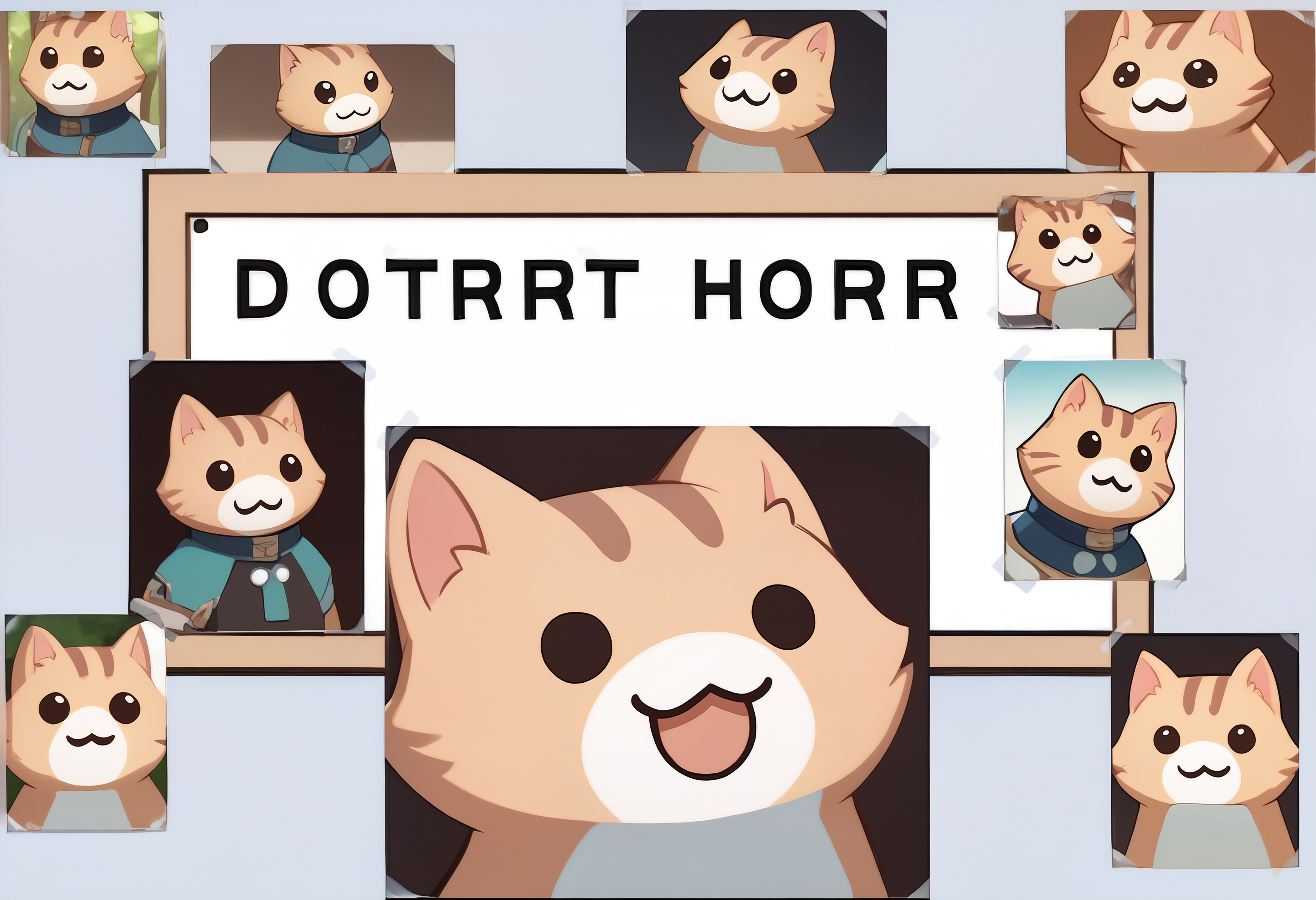 score_9, score_8_up, score_7_up, score_6_up BREAK photo (object), english text, multiple views, poster,difh,cropped,tape,animal focus, no humans, nekoemoji, cat <lora:DIFH:1>  <lora:discord_nekonekonekone_ponyXL:1>