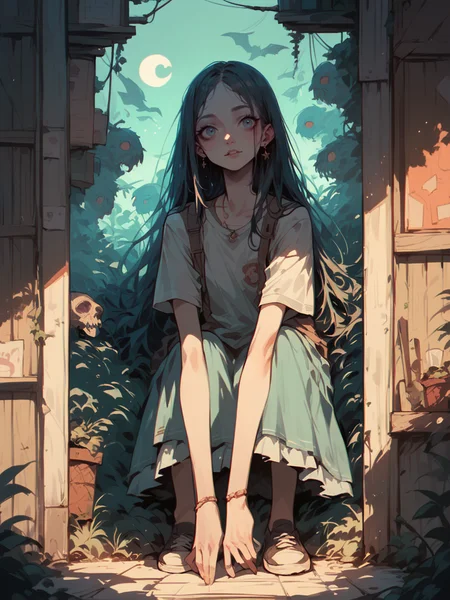 score_9, score_8_up, score_7_up, score_6_up, <lora:cr33pXLP:1> cr33p, 1girl, long hair,