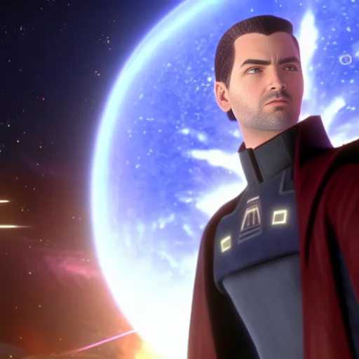 cloneWarsEmbed a mystic (wearing a robe), sitting in a glowing and floating circle surrounded by stars and space