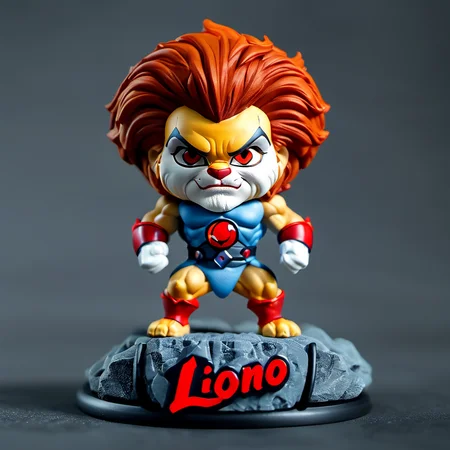 <lora:liono thundercats:1>,Thundercats,cinematic photo Liono,<lora:Cute_Collectible:1>,35mm photograph,film,bokeh,professional,4k,highly detailed,