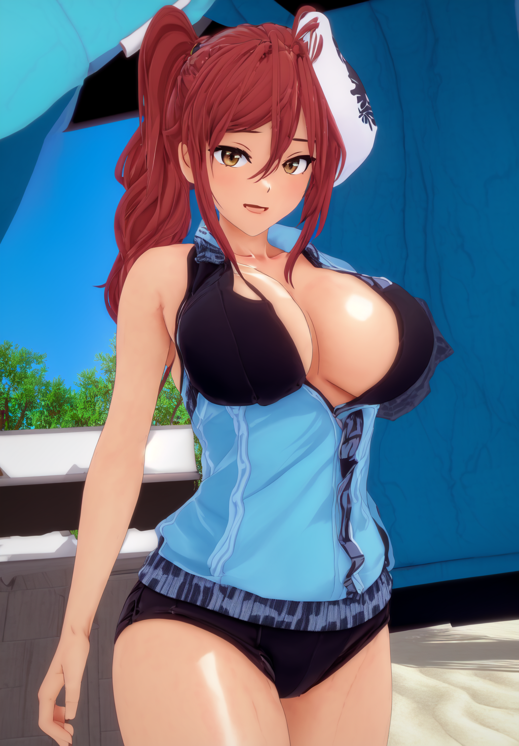 sfw, <lora:sunny:0.8>, sunny, 1girl, solo,, (acclaimed, alluring, captivating, exciting, gorgeous, striking:1.3), seductive, (highly detailed, high quality:1.3)