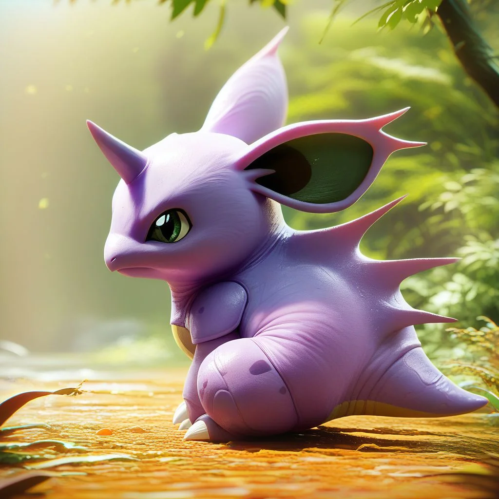 score_9, score_8_up, score_8,
BREAK,
Nidoran, single horn, purple fur, closed mouth, outdoors, day, blurry, full body, side view,
zPDXL,