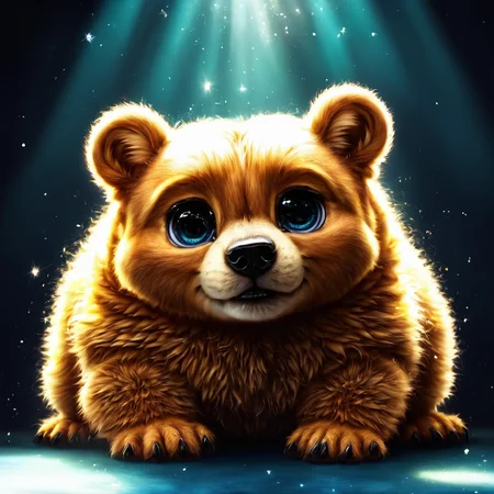 <lora:CubFurry_v1:1>,furry,solo,body fur,looking at viewer,cub,puppy,wild,full body,bear,, highly detailed, beautiful composition, detailed skin, hair, lustful look, satisfied look, dramatic lighting, General Details,((cute, hairy)), (high quality, detailed, beautiful), bright and adorable face, beautiful eyes detailed, sunlight, realistic, stunning, contrast, detailed soft lighting, detailed face, detailed eyes, shiny eyes, masterpiece, hdr, 8k, amazing resolutionâââ