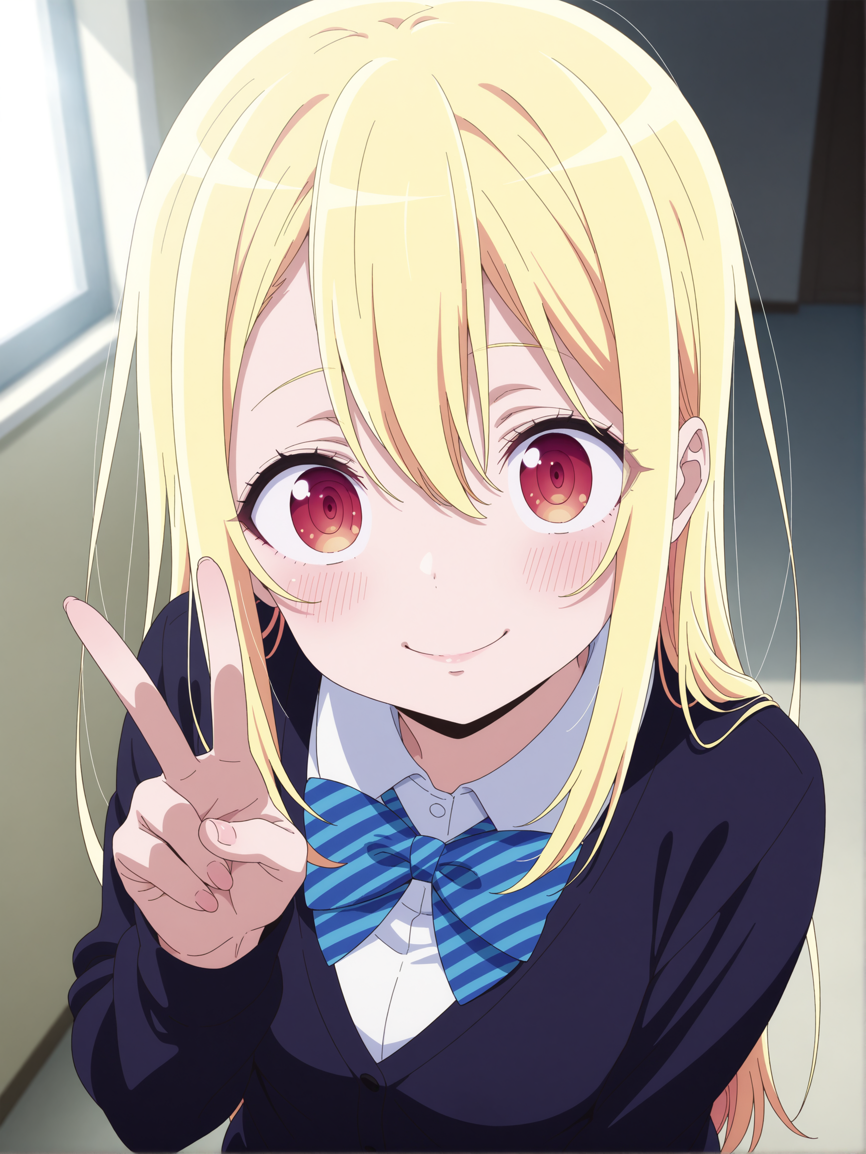best quality,amazing quality,<lora:Lily Amane:1>,lily amane,V,