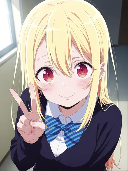 best quality,amazing quality,<lora:Lily Amane:1>,lily amane,V,