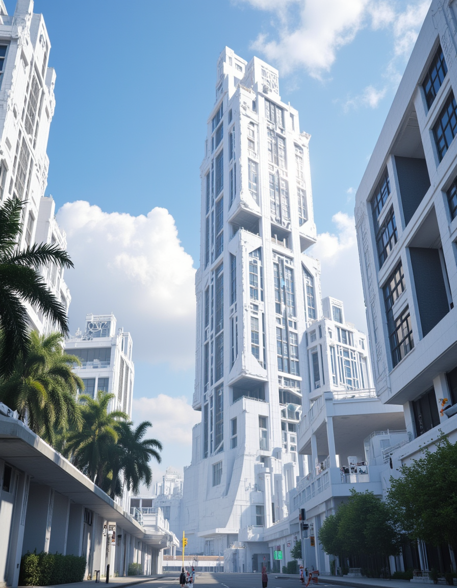 <lora:City_Worlds_01_Effects_fluxc:1> photo, citybkg, cyberpunk, ambiance, day, clouds, space, detailed, massive design buildings, mega structures, futuristic, from low angle, white high buildings, vegetation, phot28, cyberpunk cityscape, epic scale, epic,