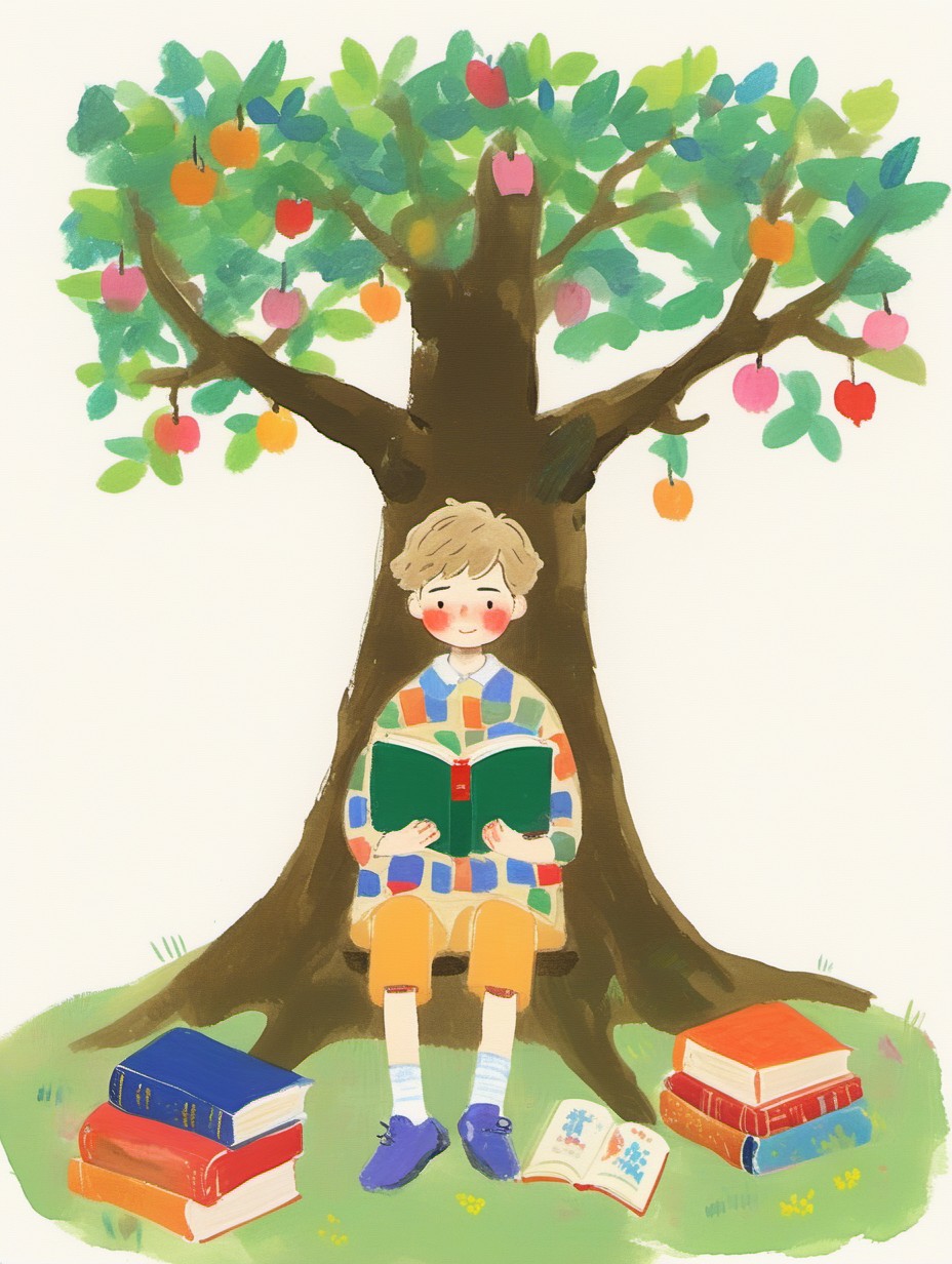masterpiece, high quality,a cute boy, read books, under the tree   <lora:J_drawing  XL:0.8> j_drawing