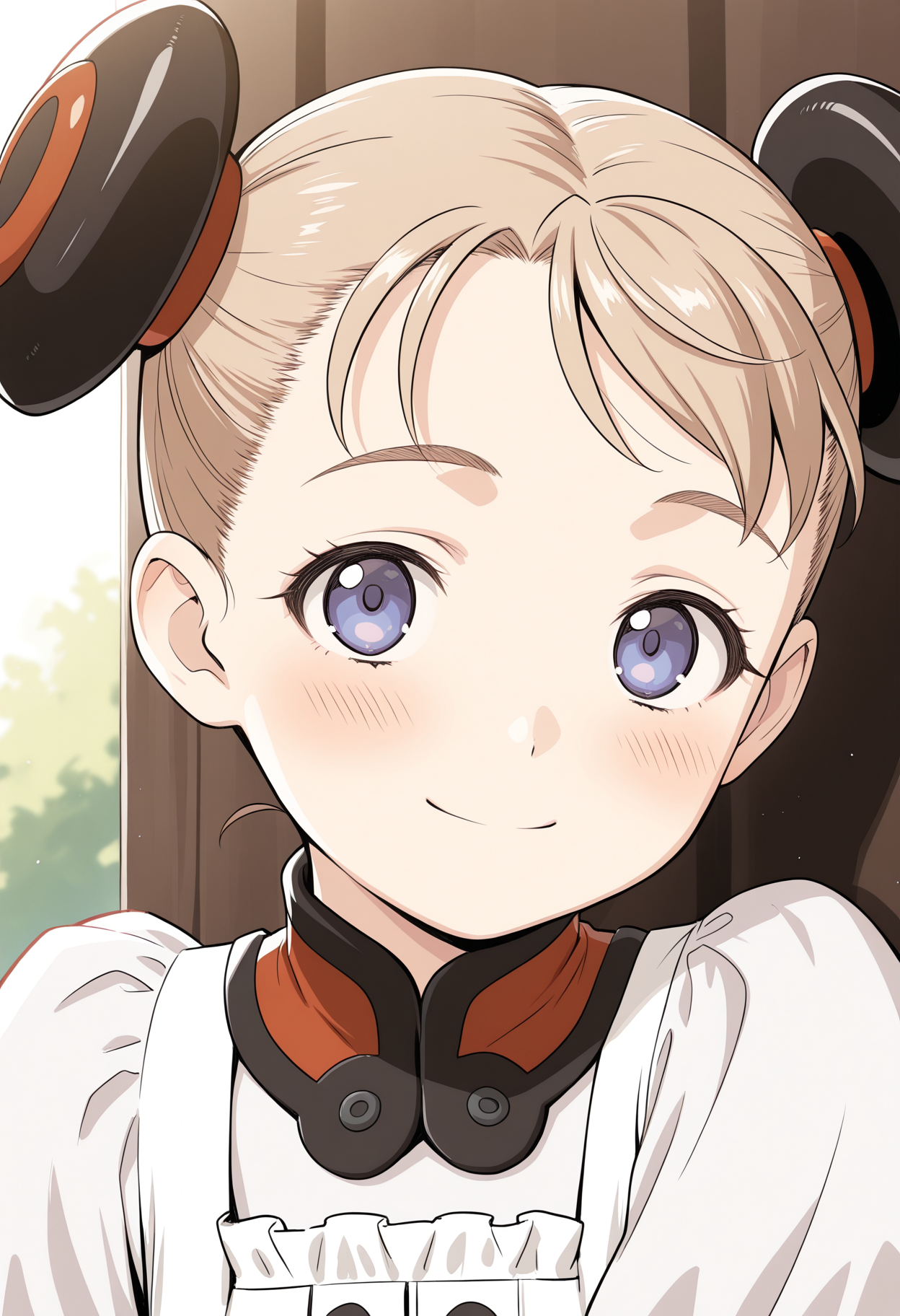 <lora:AlvisEHamiltonIL:1>, alviseh, smile, blush, white dress, puffy sleeves, portrait,
looking at viewer, eye contact, 
masterpiece,best quality,amazing quality,