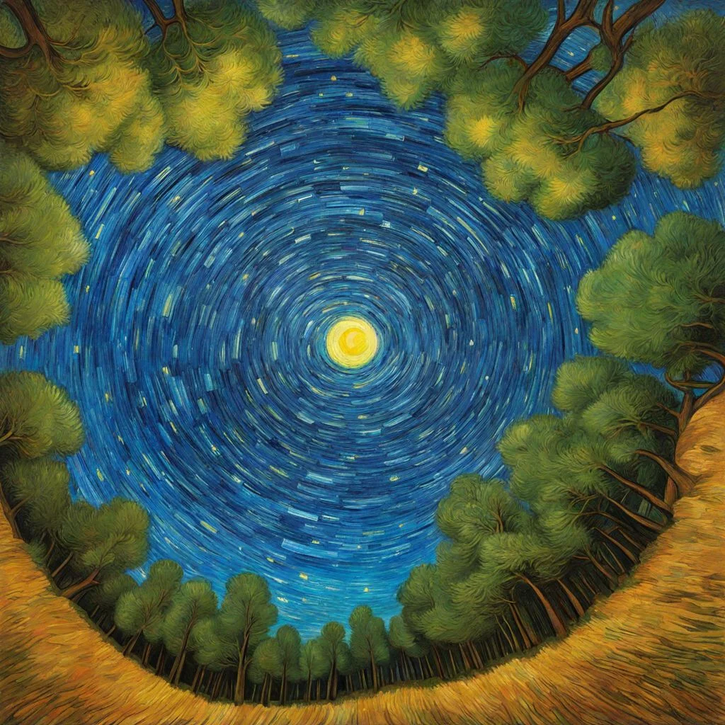 Below Huddled The Starry Nights by Vincent van Gogh  <lora:SDXL_Below-Huddled_LoRA:1.0>
