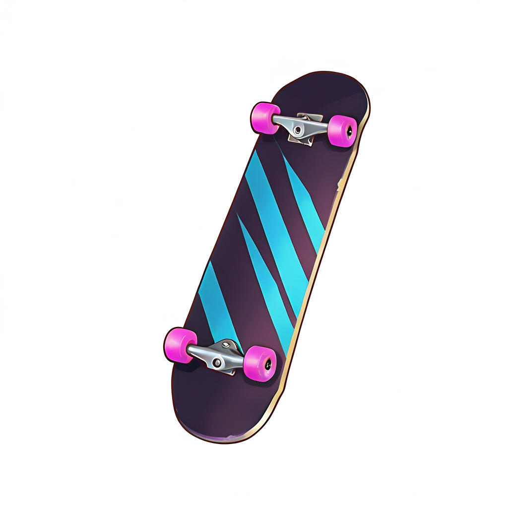 skateboard, solo, white background, simple background, no humans <lora:outsemreal:1>