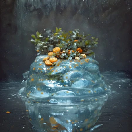 foodphoto, a bowl of fruit made out of slime, fruit in a bowl, fruit made of slime, fruit still life, bowl made of slime, table made of slime,
natural light, no bright spots,
((translucent slime)), ((transparent slime)), made of water, (bioluminescent slime), sl1m3, slime, slime-morph, ais-blmn, saturated colors, no creatures, no humans, no monsters, no pokemon, scenery only, scenery, ral-lava, watce
