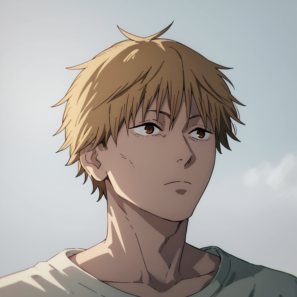 score_9, score_8_up, score_7_up, score_6_up, score_5_up, score_4_up, source_anime, BREAK
 <lora:chainsaw_man_pony:0.8>,chainsaw_man,
1boy,solo,portrait