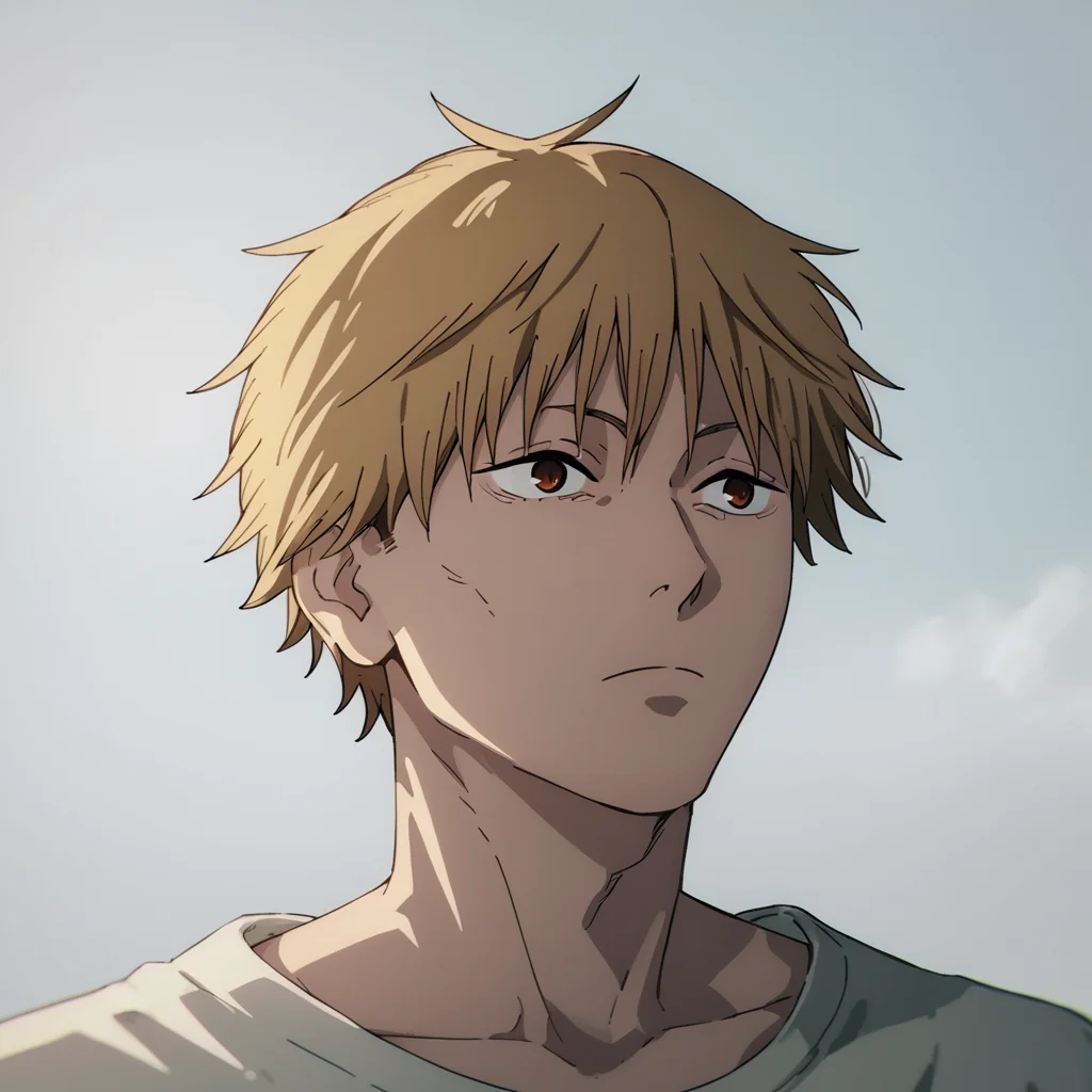 score_9, score_8_up, score_7_up, score_6_up, score_5_up, score_4_up, source_anime, BREAK
<lora:chainsaw_man_pony:0.8>,chainsaw_man,
1boy,solo,portrait