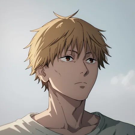score_9, score_8_up, score_7_up, score_6_up, score_5_up, score_4_up, source_anime, BREAK
<lora:chainsaw_man_pony:0.8>,chainsaw_man,
1boy,solo,portrait