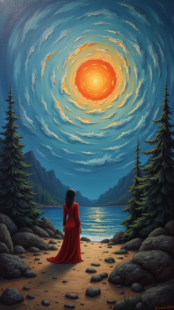 Eye-catching prompt, no limit, Oil painting, OR (