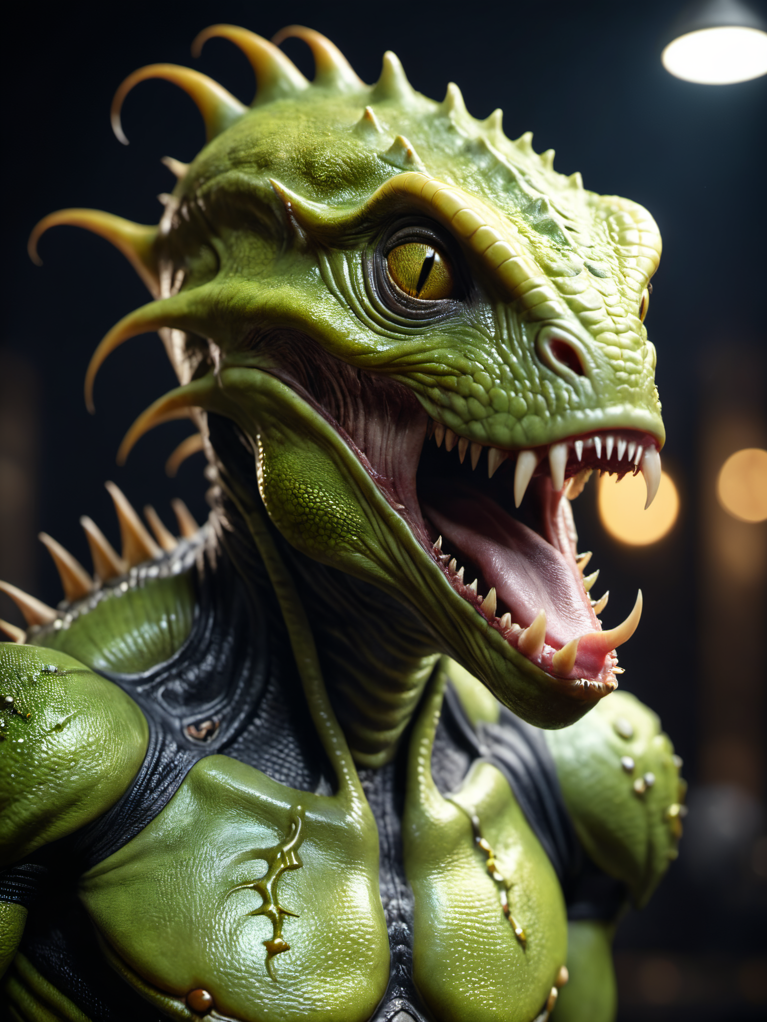 cinematic film still alien lizard men,tongue out,acid dripping from tongue,cinematic film still photography in the style of detailed hyperrealism photoshoot,creature,fantasy,James Christensen,grim grimsly,clive barker,bold lines,hyper detailed,. shallow depth of field,vignette,highly detailed,high budget,bokeh,cinemascope,moody,epic,gorgeous,film grain,grainy,, glow effects, godrays, Hand drawn, render, 8k, octane render, cinema 4d, blender, dark, atmospheric 4k ultra detailed, cinematic, Sharp focus, big depth of field, Masterpiece, colors, 3d octane render, 4k, concept art, trending on artstation, hyperrealistic, Vivid colors, extremely detailed CG unity 8k wallpaper, trending on CGSociety, Intricate, High Detail, dramatic, Ultra-HD-details . shallow depth of field, vignette, highly detailed, high budget, bokeh, cinemascope, moody, epic, gorgeous, film grain, grainy