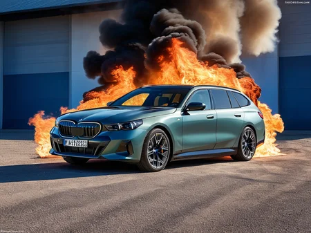 <lora:i5 touring:0.75>,
BMW i5 touring,(flmngprsn flames:1.3),epic burning car,ablaze,burning,epic (photo, studio lighting, hard light, sony a7, 50 mm, hyperrealistic, big depth of field, mate skin, pores, wrinkles, concept art, colors, hyperdetailed, hyperrealistic),, masterpiece, best quality,