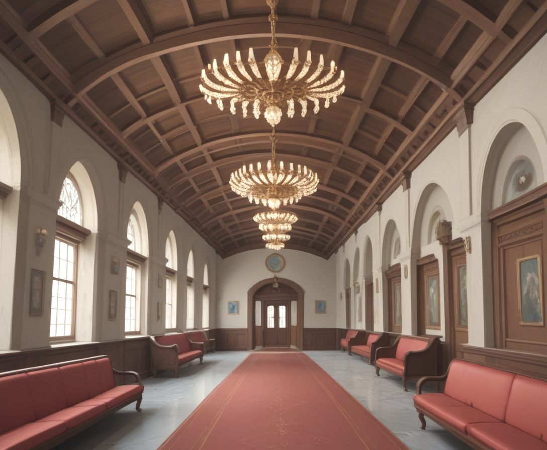 score_9, score_8_up, score_7_up, 
<lora:Authoritarian_Interior_(Architecture)_(Pony)_(AD):0.8> Authoritarian Interior, interior design, architecture, limestone, marble, wood, plaster, coffered ceiling, 8K, In'ei, chiaroscuro, volumetric lighting, perfect depth of field shot, 8K CGI render, beautiful, subsurface scattering, photographic realism, asymmetric viewpoint, off center perspective, art by Thomas Kinkade, subway, subway platform, BREAK zPDXL, <lora:wowifierXL:0.2> art by mooncryptowow <lora:sdxl_lightning_8step_lora:0.4> <lora:detailed_notrigger:0.5>