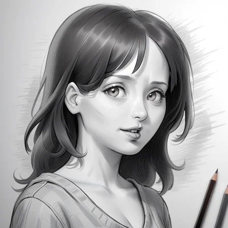 Cartoon Woman
DebbieSS is a mature woman with mediumâlength brown hair and grey eyes.
In a pencil drawing, the structure unfolds through the meticulous application of graphite onto paper. It typically commences with light, initial sketching to outline the subject and establish proportions. Gradually, varying shades and tones are achieved by adjusting the pressure on the pencil. Shadows and depth come to life through the strategic use of hatching and cross-hatching techniques. Fine details are carefully rendered with precision, capturing the intricacies of the subject. The composition evolves as the artist refines and builds upon the initial sketch, creating a nuanced interplay of light and shadow. A pencil drawing embodies a distinct textural quality, with the artist's hand evident in every stroke, resulting in a finely detailed and expressive piece of art. <lora:DebbieSS:1>