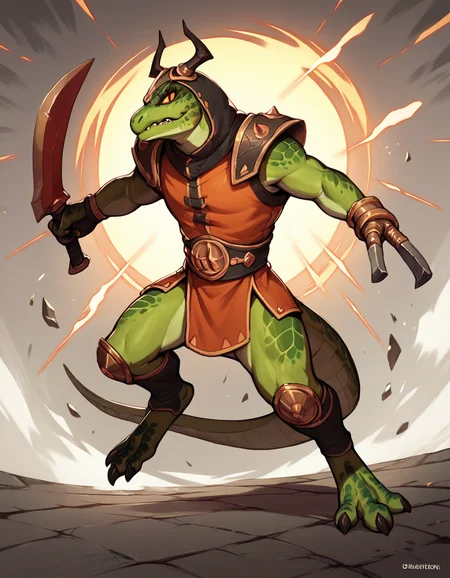 score_9, score_8_up, score_7_up, score_6_up, score_5_up, score_4_up, <lora:General_Scales:0.7> general scales, dynamic pose, weapon