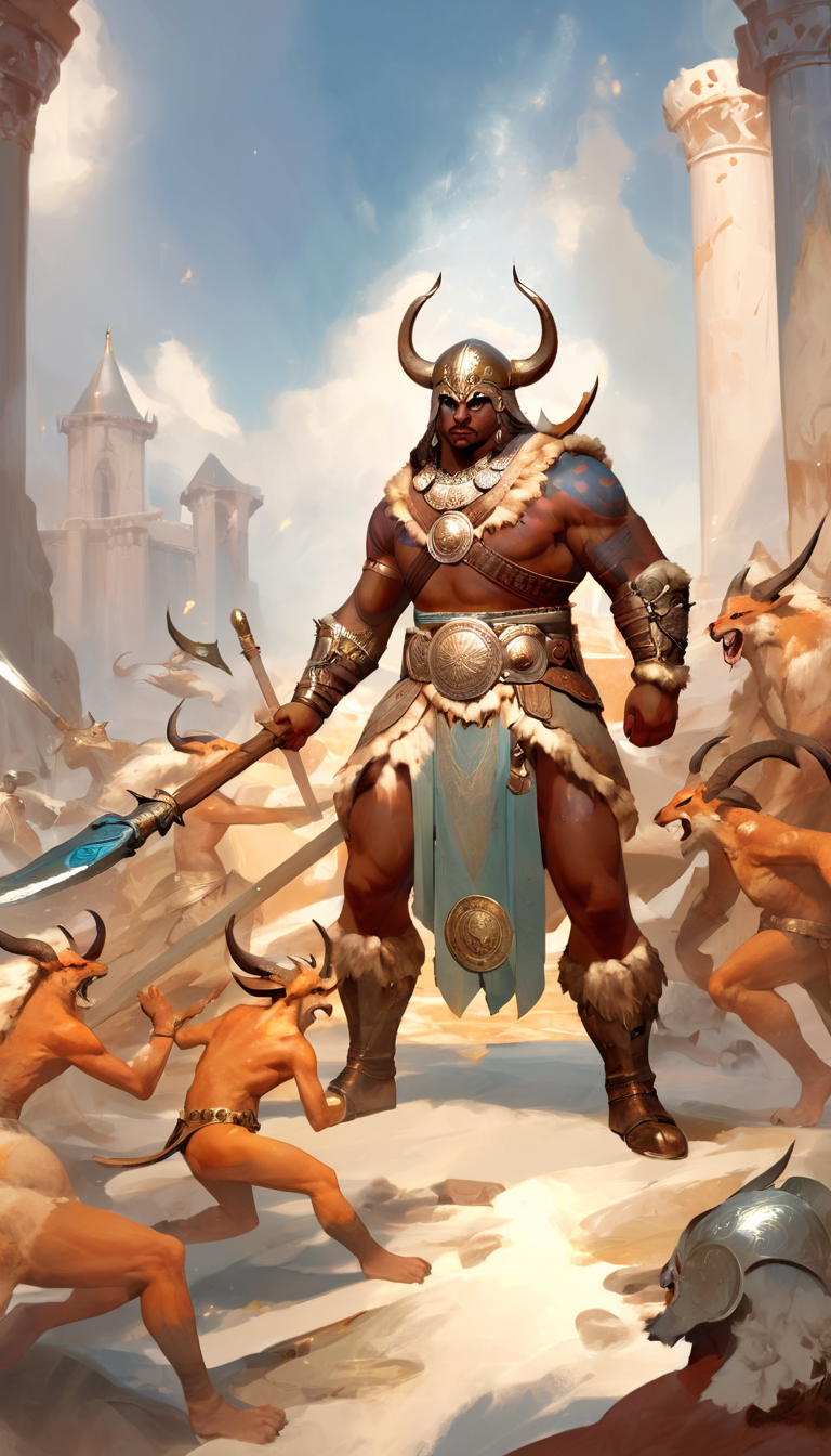 ethereal fantasy concept art of Cinematic scene, hero view, d4b barbarian <lora:diablo_4_barbarian_xl_v1:1>, action pose, detailed background, masterpiece, best quality, high quality, absurdres . magnificent, celestial, ethereal, painterly, epic, majestic, magical, fantasy art, cover art, dreamy