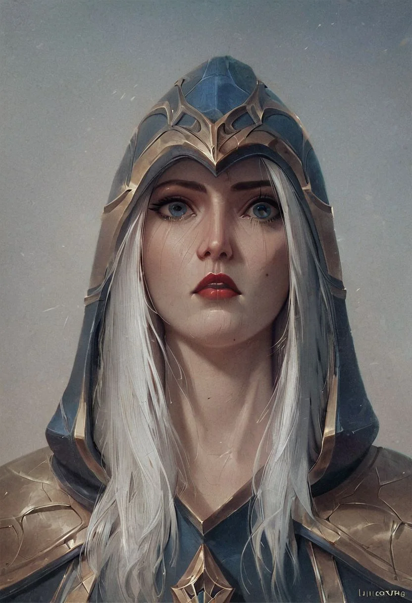 score_9, score_8_up, score_7_up, (8k uhd, masterpiece, best quality, high quality, absurdres, ultra-detailed), ashe, league_of_legends, detailed eyes, blue eyes, hood, being fucked in the ass