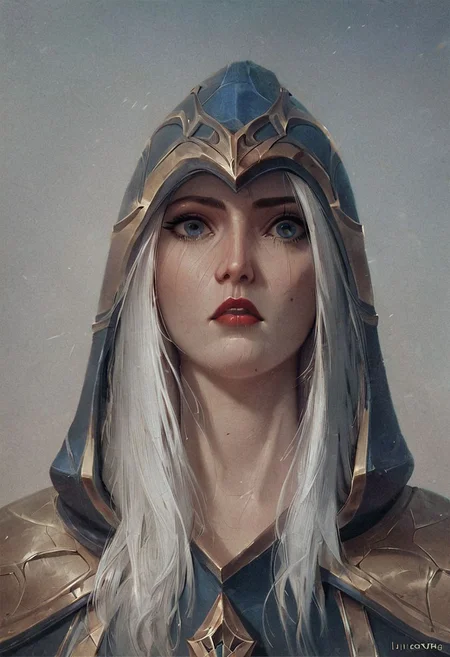 score_9, score_8_up, score_7_up, (8k uhd, masterpiece, best quality, high quality, absurdres, ultra-detailed), ashe, league_of_legends, detailed eyes, blue eyes, hood, being fucked in the ass