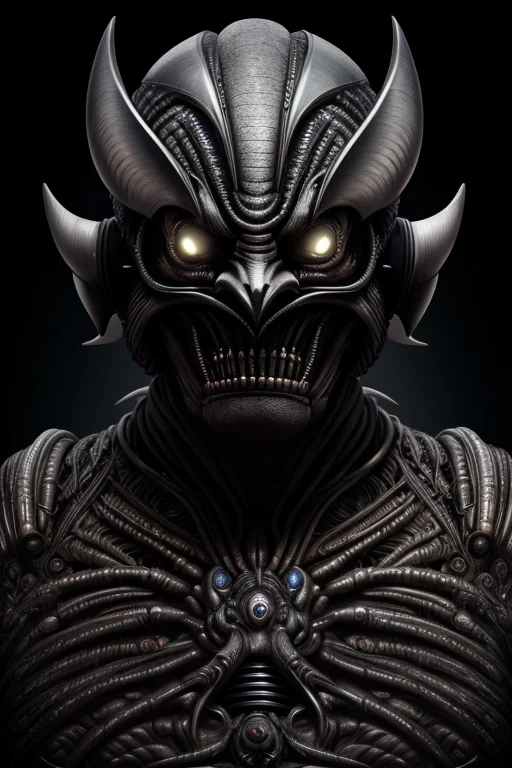 giger man, 8k, 4k, (highres:1.1), best quality;