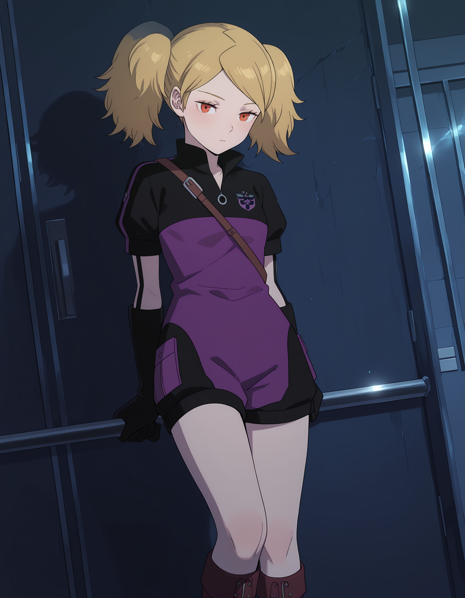 <lora:midis_Kuroefutaba_V1.2[IL]:1>, kuroe futaba, shorts,, masterpiece,best quality, very aesthetic,absurdres,newest,
